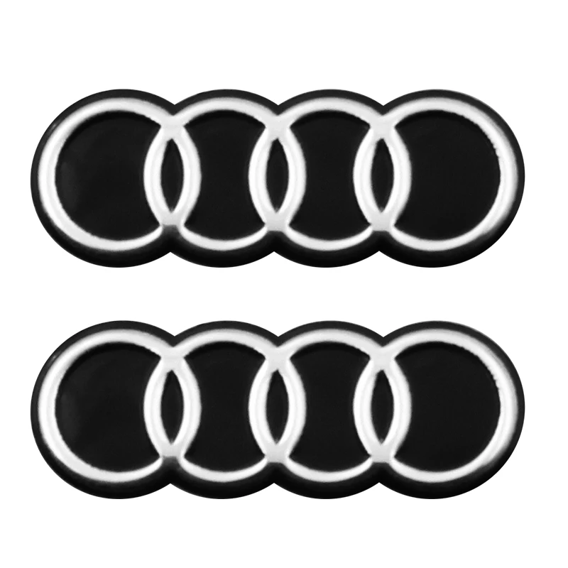 1 шт. 16x6мм наклейка на ключ от автомобиля эмблема для Audi a3 a4 a5 a6 a7 a8 b5 b6 b7 b8 c6 c7 c8 8v 8p
