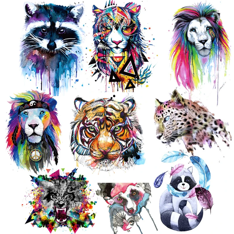 Tiger Clothes Patches Badge Heat Transfer Popular Iron On Clothes Fabric Vinyl Patch Sticker Applique Hot Sale Lions 1PC
Tiger Clothes Patches Badge Heat Transfer Popular Iron On Clothes Fabric Vinyl Patch Sticker Applique Hot Sale Lions 1PC