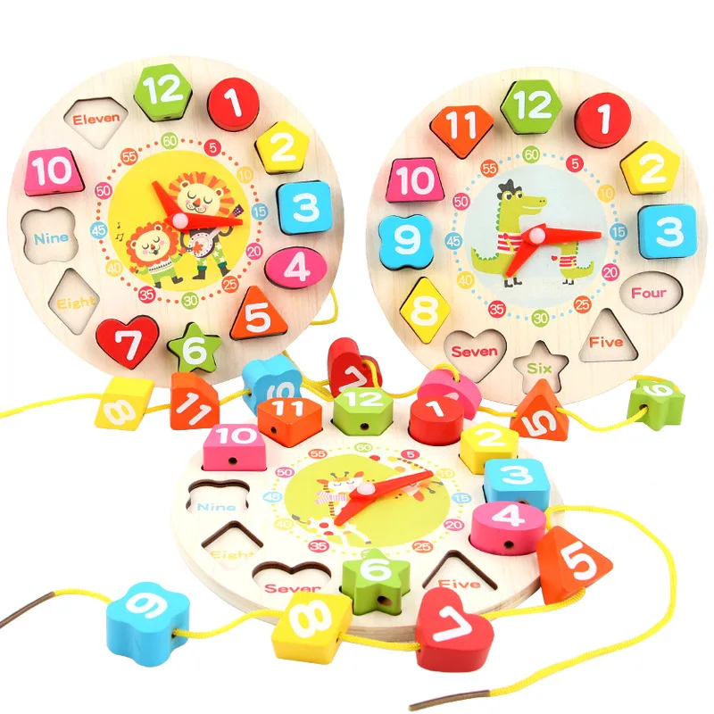 7 Types Of Cartoon Animal Puzzle Wooden Beaded Geometric Digital Clock Children's Fun Pairing Gadget Gift
7 Types Of Cartoon Animal Puzzle Wooden Beaded Geometric Digital Clock Children's Fun Pairing Gadget Gift