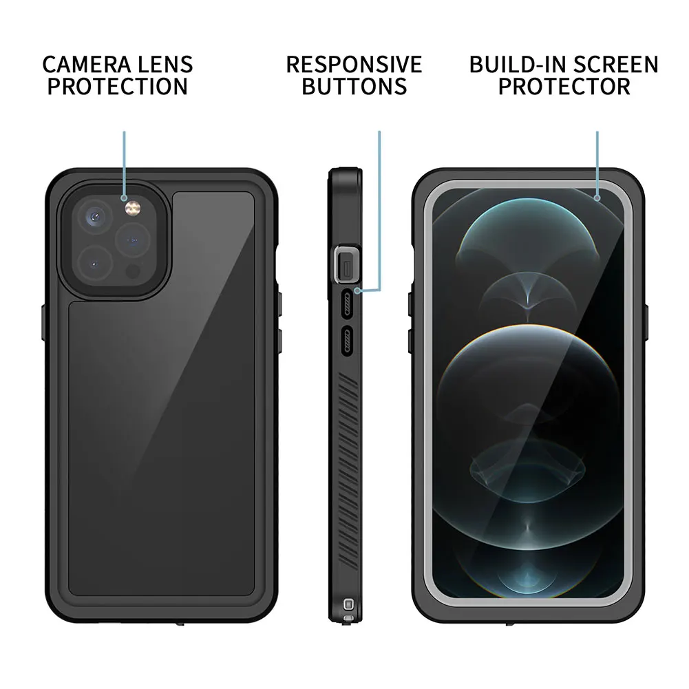 Phone Cases For IPhone 12 Pro MAX Built-In Screen Protector Shockproof Phone Protective Silicone Soft Case Dirtproof Cover Clear
Phone Cases For IPhone 12 Pro MAX Built-In Screen Protector Shockproof Phone Protective Silicone Soft Case Dirtproof Cover Clear