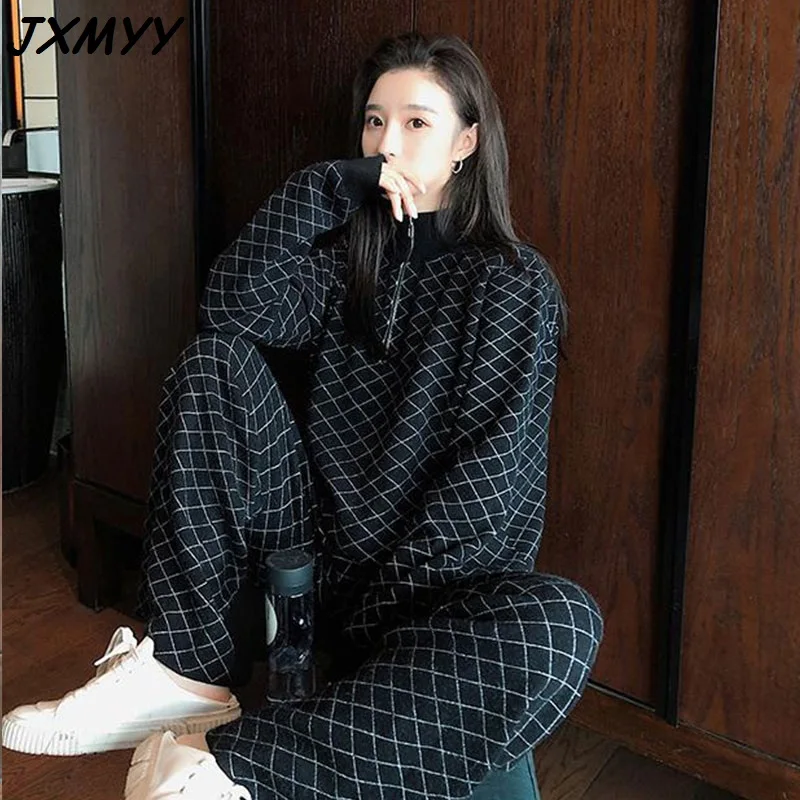 Autumn and winter Korean style loose half-length high neck fried street sweater wide leg pants two-piece women JXMYY
Autumn and winter Korean style loose half-length high neck fried street sweater wide leg pants two-piece women JXMYY
