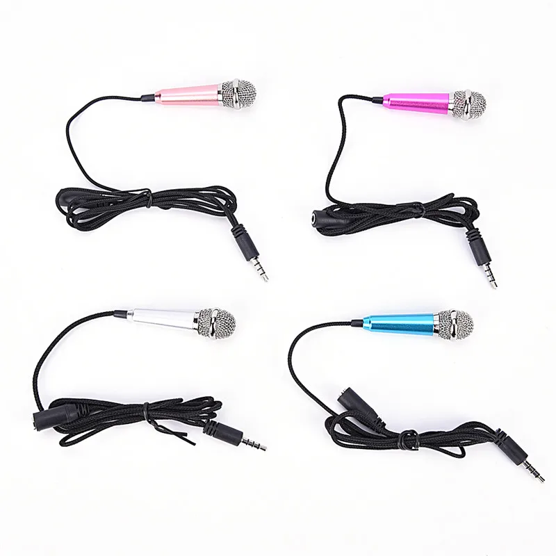3.5mm Stereo Studio Mic KTV Karaoke Mini Microphone For Cell Phone Laptop PC Desktop 5.5cm*1.8cm Small Size Mic
3.5mm Stereo Studio Mic KTV Karaoke Mini Microphone For Cell Phone Laptop PC Desktop 5.5cm*1.8cm Small Size Mic
