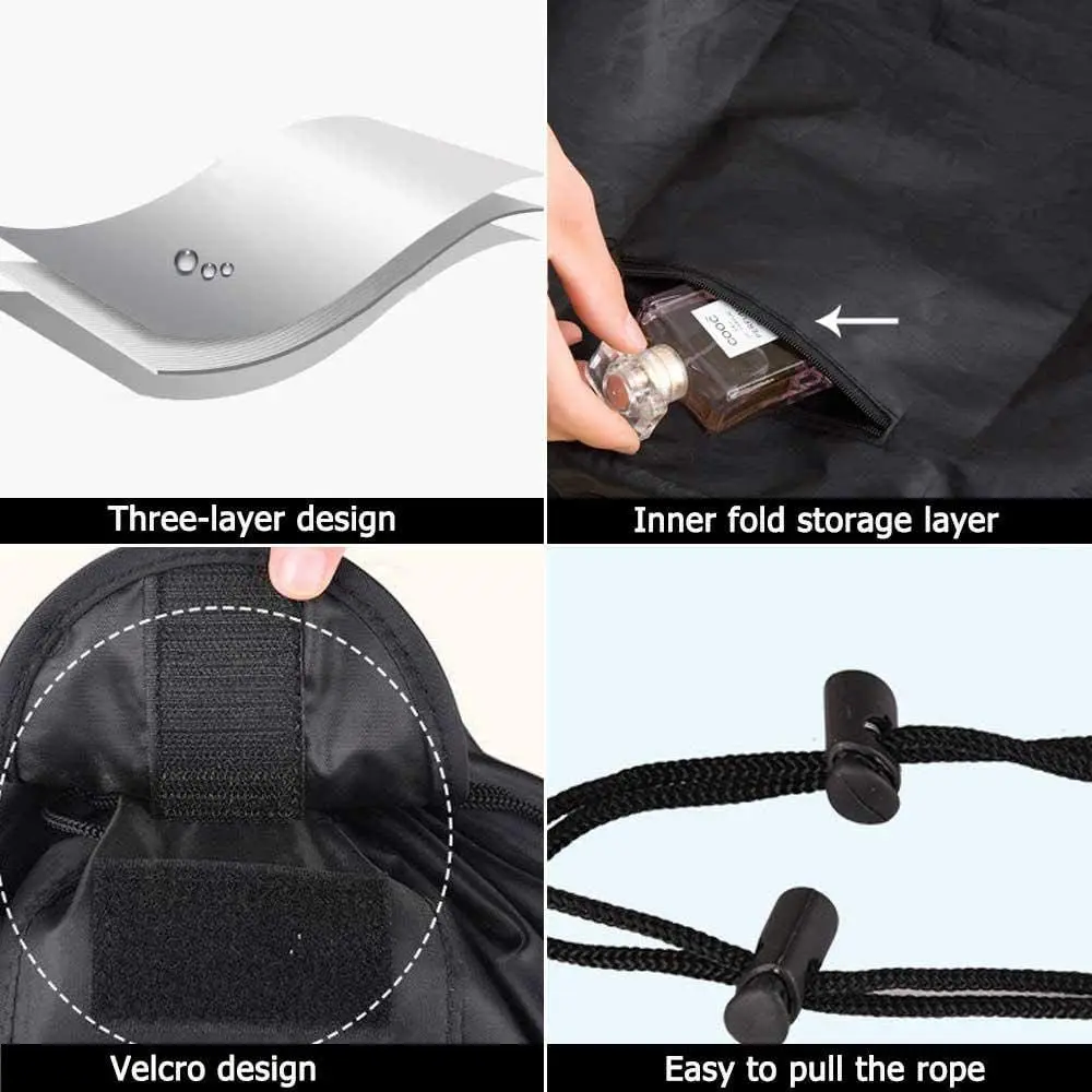 Drawstring Make Up Bag Portable Large Travel Cosmetic Pouch Toilet Bags Folding Ladies Makeup Storage Organiser For Women Black
Drawstring Make Up Bag Portable Large Travel Cosmetic Pouch Toilet Bags Folding Ladies Makeup Storage Organiser For Women Black