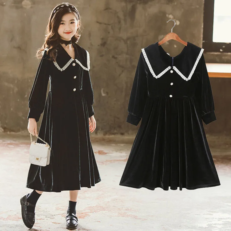 Велюровое детское платье, элегантное осенне-зимнее черное платье миди принцессы для девочек, платье с длинным рукавом для девочек 4 -14 лет, д...
Велюровое детское платье, элегантное осенне-зимнее черное платье миди принцессы для девочек, платье с длинным рукавом для девочек 4 -14 лет, д...