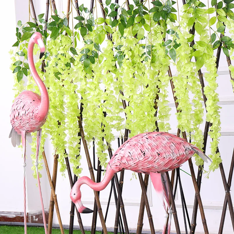 12pcs/lot Artificial Silk Wisteria Flowers Vines hanging String Foliage Rattan Leaf Ivy Wall Wedding Arch Home Garden Decoration 
12pcs/lot Artificial Silk Wisteria Flowers Vines hanging String Foliage Rattan Leaf Ivy Wall Wedding Arch Home Garden Decoration