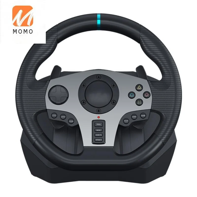 Gaming Racing Steering Wheel Ergonomic Shifter Game Controller Car Steering Wheel Pedal Vibration Driving Gaming Handle
Gaming Racing Steering Wheel Ergonomic Shifter Game Controller Car Steering Wheel Pedal Vibration Driving Gaming Handle