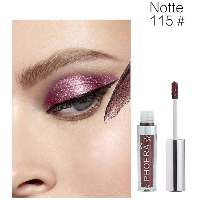 PHOERA 12 Colors Glitter Liquid Eye Shadow Diamond Shining Eyeliner Pearl Pearlescent Sparkling Waterproof Eye Makeup TSLM1
PHOERA 12 Colors Glitter Liquid Eye Shadow Diamond Shining Eyeliner Pearl Pearlescent Sparkling Waterproof Eye Makeup TSLM1