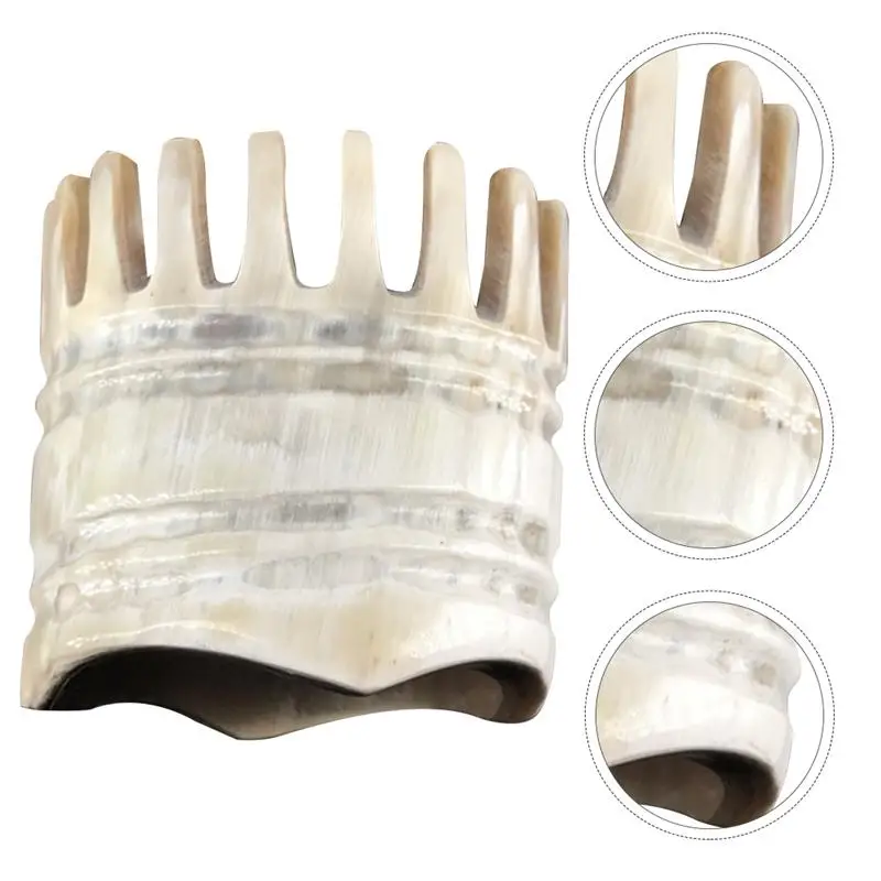 1Pc Natural Horn Hair Scalp Massager Practical Head Massage Comb Beige
1Pc Natural Horn Hair Scalp Massager Practical Head Massage Comb Beige