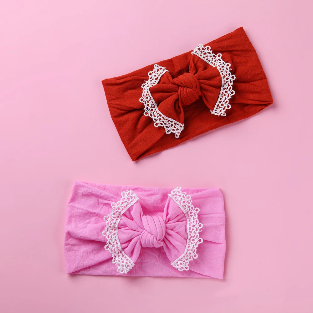 Kids Lace Hair Bow Knitted Bow Baby Headband Elatic Hair Bands For Girls Boutique Toddler Headwear Hair Accessories For Children
Kids Lace Hair Bow Knitted Bow Baby Headband Elatic Hair Bands For Girls Boutique Toddler Headwear Hair Accessories For Children