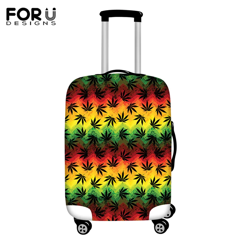 FORUDESIGNS New Arrival Reggae Jamaica Weed Pattern Luggage Cover Travel Accessories Thicker Suitcase Protector Cover 18-32 Inch
FORUDESIGNS New Arrival Reggae Jamaica Weed Pattern Luggage Cover Travel Accessories Thicker Suitcase Protector Cover 18-32 Inch