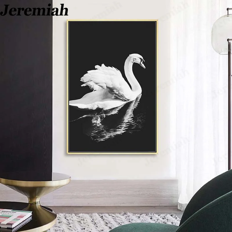Retro Fashion Black and White Canvas Poster Dancing Girl and White Swan Alphabet Wall Art Picture Print Nordic Living Room Decor
Retro Fashion Black and White Canvas Poster Dancing Girl and White Swan Alphabet Wall Art Picture Print Nordic Living Room Decor