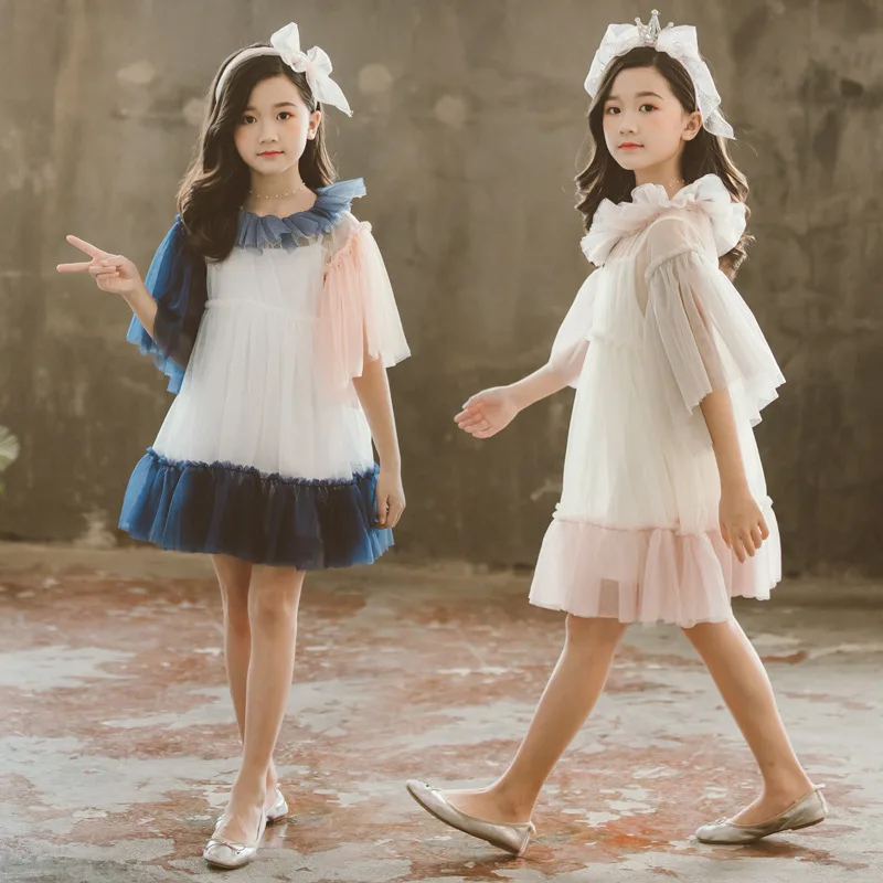 Teenager Girl Clothes Summer Kids Fashion Flare Sleeve Dresss & Sling Vest 2PCS Sets Children Suit Girls Princess Outfits
Teenager Girl Clothes Summer Kids Fashion Flare Sleeve Dresss & Sling Vest 2PCS Sets Children Suit Girls Princess Outfits