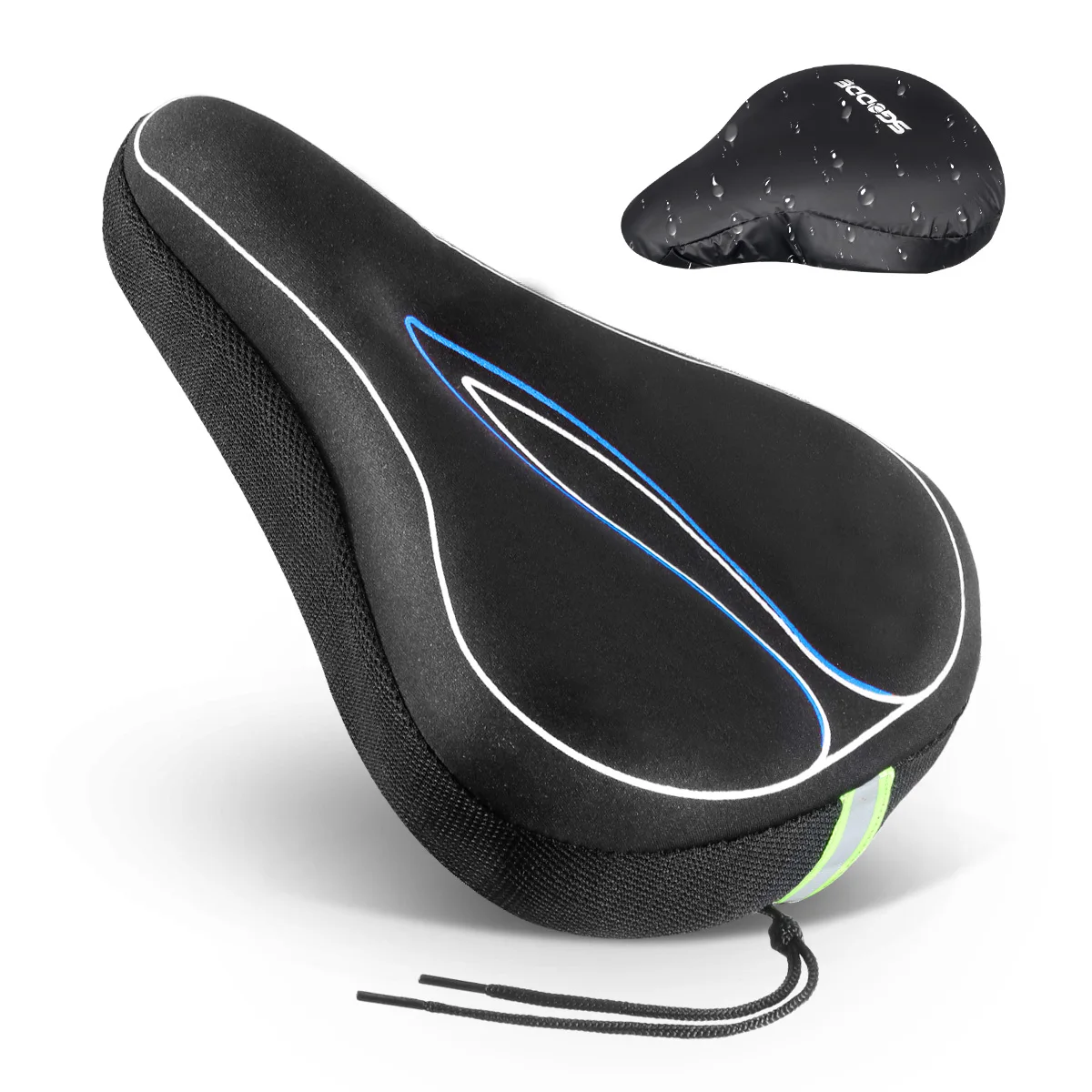 SGODDE Bicycle Saddle Shock-absorbing Comfortable Pad Anti-slip Reflective Strip Cushion for Mountain Bike Outdoor Cycling Seat
SGODDE Bicycle Saddle Shock-absorbing Comfortable Pad Anti-slip Reflective Strip Cushion for Mountain Bike Outdoor Cycling Seat