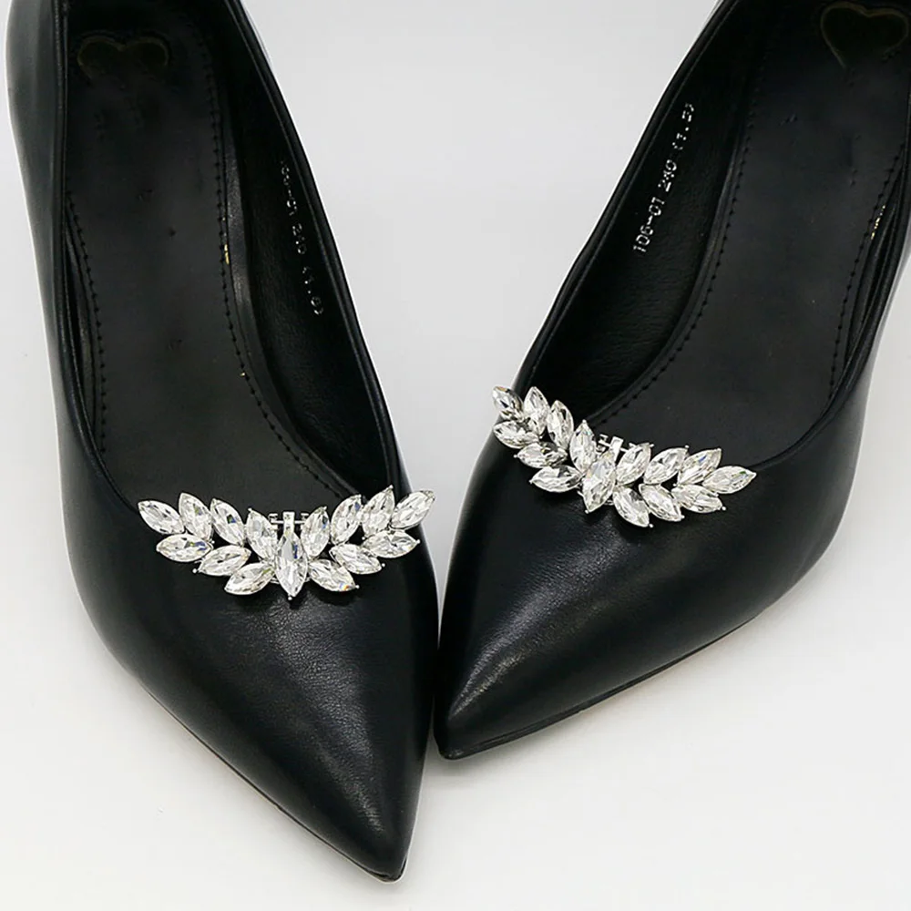 Cute Leaf Shape Crystal Bride High Heels Clips Horse Eyes Bridal Wedding Shoes Buckle Women Accessories
Cute Leaf Shape Crystal Bride High Heels Clips Horse Eyes Bridal Wedding Shoes Buckle Women Accessories