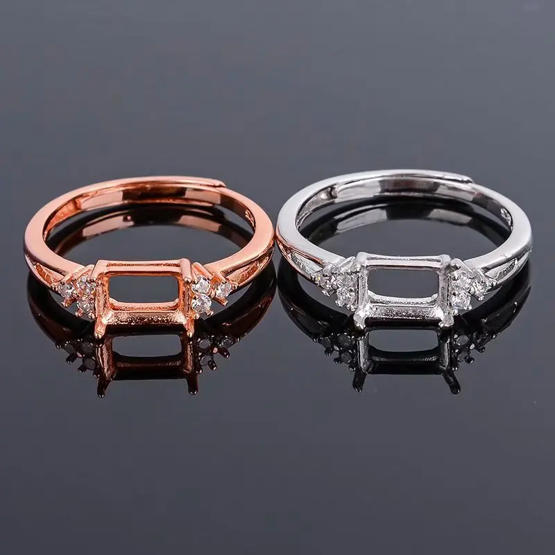 Classic Style Real S925 Sterling Silver Empty Ring Support DIY Fashion Fine Wedding Women's Jewelry MeiBaPJFS
Classic Style Real S925 Sterling Silver Empty Ring Support DIY Fashion Fine Wedding Women's Jewelry MeiBaPJFS