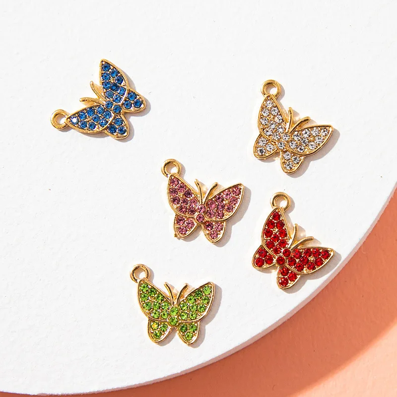 10Pcs Enamel Crystal Butterfly Charms Pendant for Jewerly DIY Making Bracelet Women Earrings Necklace Accessories Findings Craft
10Pcs Enamel Crystal Butterfly Charms Pendant for Jewerly DIY Making Bracelet Women Earrings Necklace Accessories Findings Craft