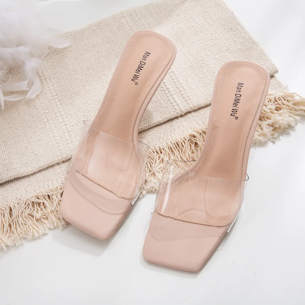 Shoes Woman 2021 Slippers Flat Thin Heels Pantofle Square heel Luxury Slides Rubber Flip Flops New Block Designer Transparent Ha
Shoes Woman 2021 Slippers Flat Thin Heels Pantofle Square heel Luxury Slides Rubber Flip Flops New Block Designer Transparent Ha