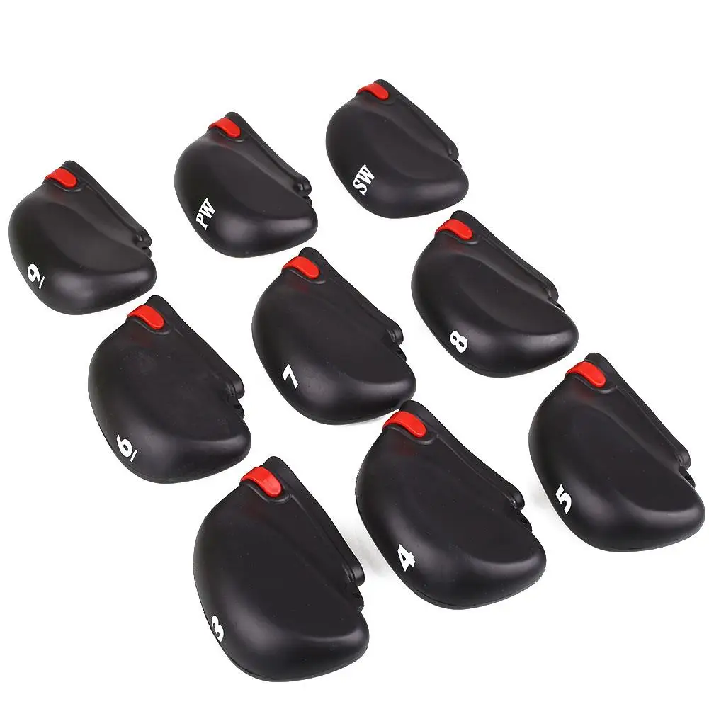 9Pcs 9Pcs Club Fashion Accessories Golf Putter Head Cover Protector Golf Iron Head Covers Golf Iron Protector Black Zipper Case
9Pcs 9Pcs Club Fashion Accessories Golf Putter Head Cover Protector Golf Iron Head Covers Golf Iron Protector Black Zipper Case