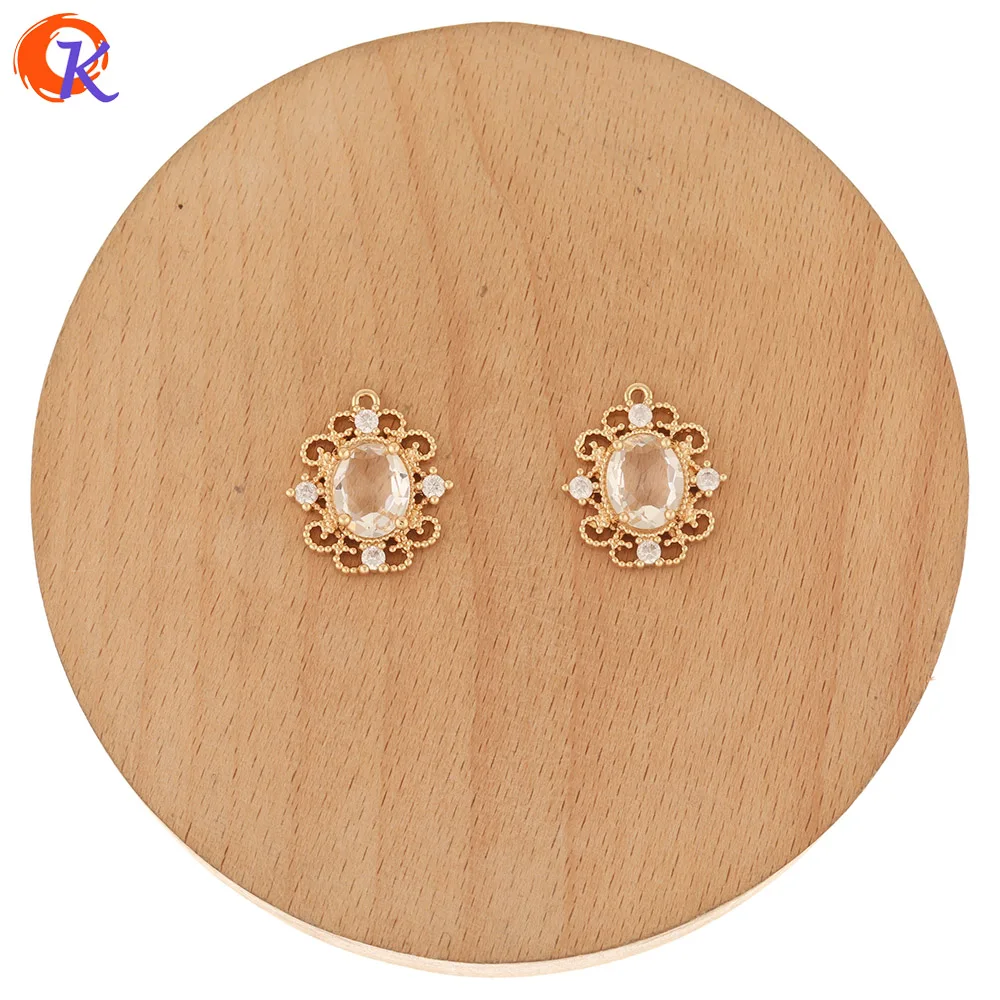 Cordial Design 50Pcs 17*20MM Jewelry Accessories/Hand Made/DIY Making/CZ Connectors/Crystal Charms/Oval Shape/Earring Findings
Cordial Design 50Pcs 17*20MM Jewelry Accessories/Hand Made/DIY Making/CZ Connectors/Crystal Charms/Oval Shape/Earring Findings