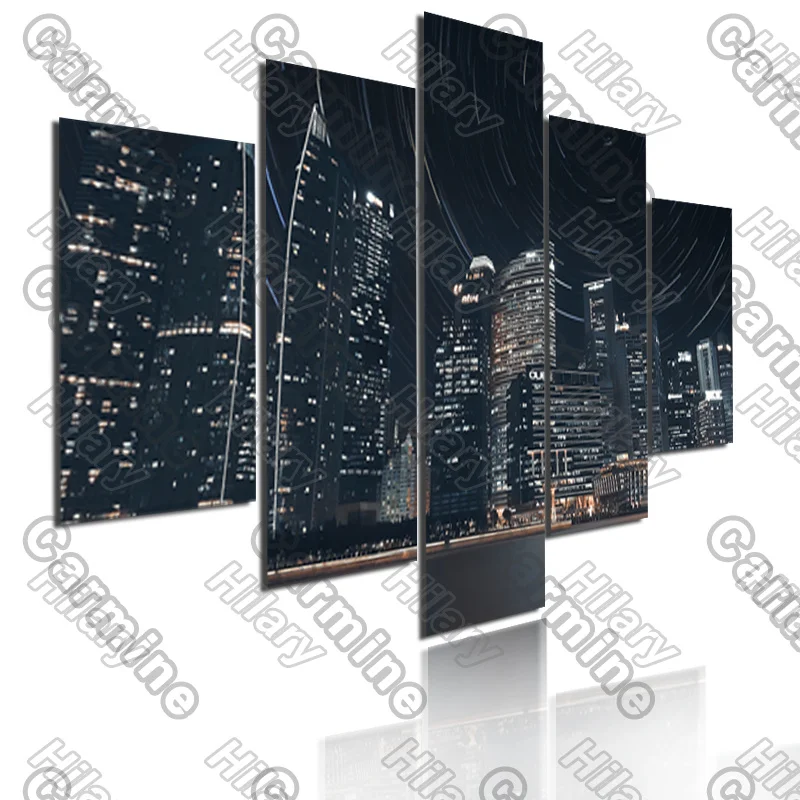 Poster City Buildings White Light Landscape Canvas Painting 5Pcs Posters Painting Wall Art Decoration for Living Room Frameless
Poster City Buildings White Light Landscape Canvas Painting 5Pcs Posters Painting Wall Art Decoration for Living Room Frameless