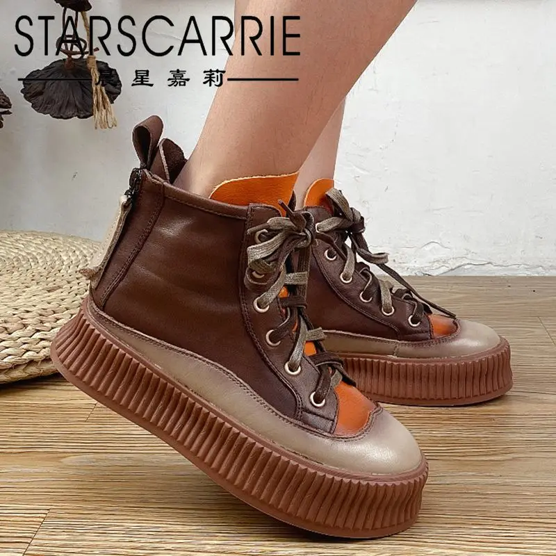 2021 Fall New Women's Boots Rubber Foam Bottom Top Layer Leather Low Riding Boots Front Lacing Retro Riding Boots
2021 Fall New Women's Boots Rubber Foam Bottom Top Layer Leather Low Riding Boots Front Lacing Retro Riding Boots
