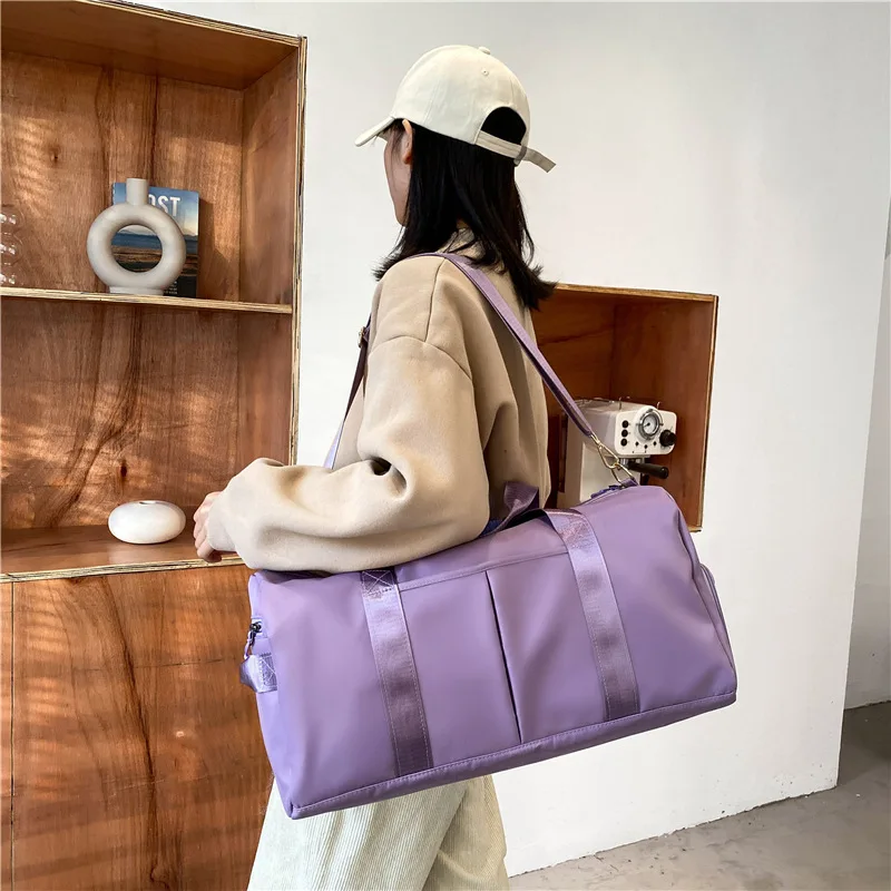 Nylon Waterproof Large Travel Bags for Women Outdoor Fitness Gym Bags Dry Wet Separated Storage Bags Women Cabin Tote Bag
Nylon Waterproof Large Travel Bags for Women Outdoor Fitness Gym Bags Dry Wet Separated Storage Bags Women Cabin Tote Bag