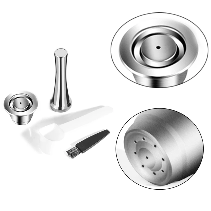 Reusabel Coffee Capsule for Nespresso for Cafissimo Coffee Cup for Lor Stainless Steel Pod Filter
Reusabel Coffee Capsule for Nespresso for Cafissimo Coffee Cup for Lor Stainless Steel Pod Filter