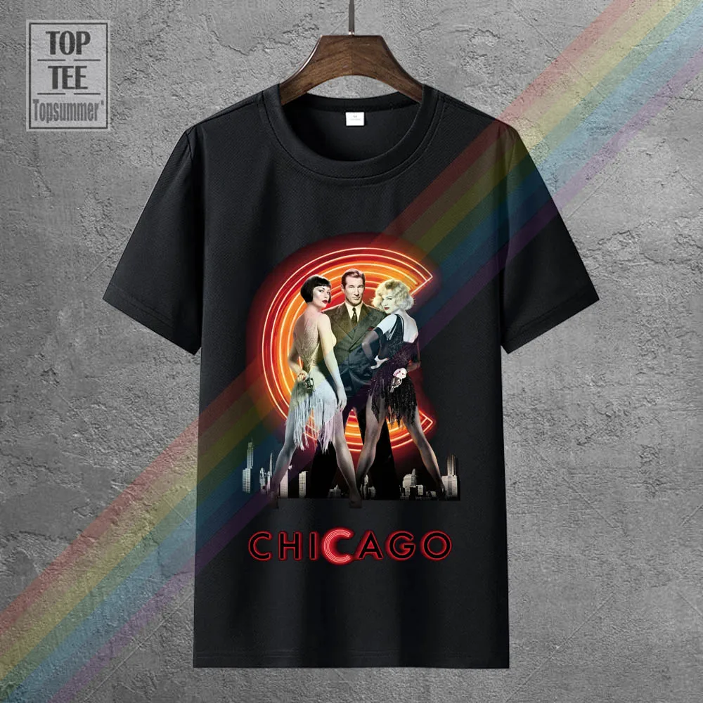 Chicago Movie Women Funny T-Shirt Streetwear Fashion Tshirts Cool Logo T Shirts Skull Tee Shirt Plus Size Women
Chicago Movie Women Funny T-Shirt Streetwear Fashion Tshirts Cool Logo T Shirts Skull Tee Shirt Plus Size Women