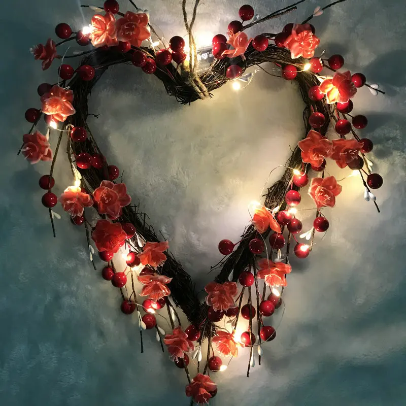 Decorative Garland, Simulation Wreath with LED Light Festival Ornament for Home Hotel Cafe Shops
Decorative Garland, Simulation Wreath with LED Light Festival Ornament for Home Hotel Cafe Shops