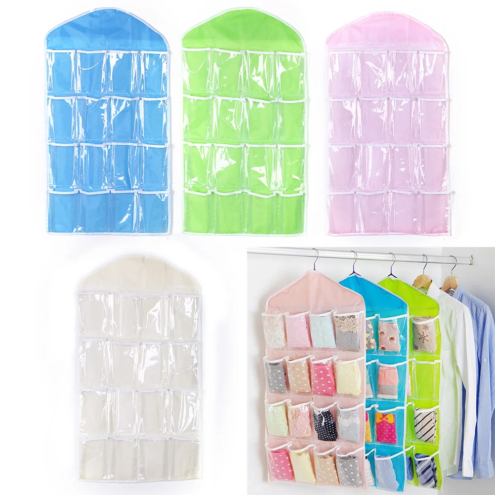 16 Pockets Foldable Wardrobe Hanging Bags Socks Briefs Organizer Clothing Hanger Closet Shoes Underpants Storage Bag 1Pcs
16 Pockets Foldable Wardrobe Hanging Bags Socks Briefs Organizer Clothing Hanger Closet Shoes Underpants Storage Bag 1Pcs