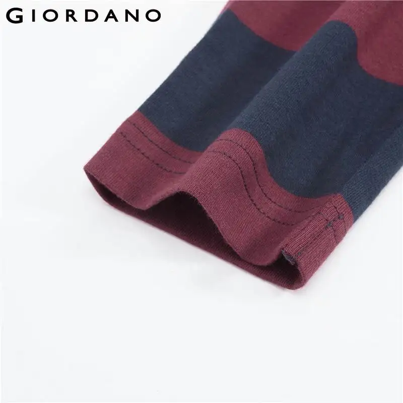 Giordano Men Shirts Cotton Stripe Crewneck T-shirt Long Sleeves Cotton Breathable Soft T Shirt Homme 01020800
Giordano Men Shirts Cotton Stripe Crewneck T-shirt Long Sleeves Cotton Breathable Soft T Shirt Homme 01020800