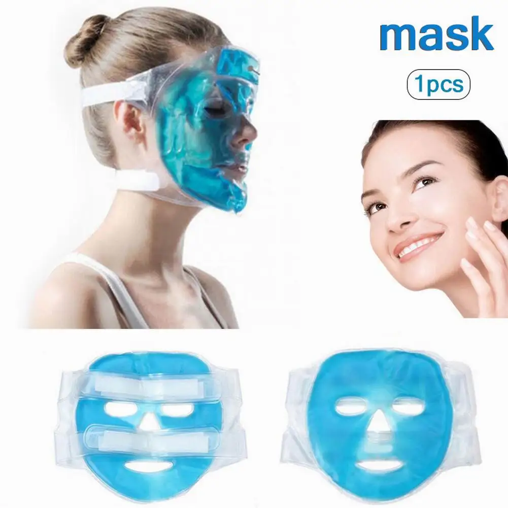 Ice Gel Face Mask Blue Full Face Cooling Mask Hot Cold Therapy Mask Relief Relaxation Headache Facial Skin Care Cold Gel Mask
Ice Gel Face Mask Blue Full Face Cooling Mask Hot Cold Therapy Mask Relief Relaxation Headache Facial Skin Care Cold Gel Mask