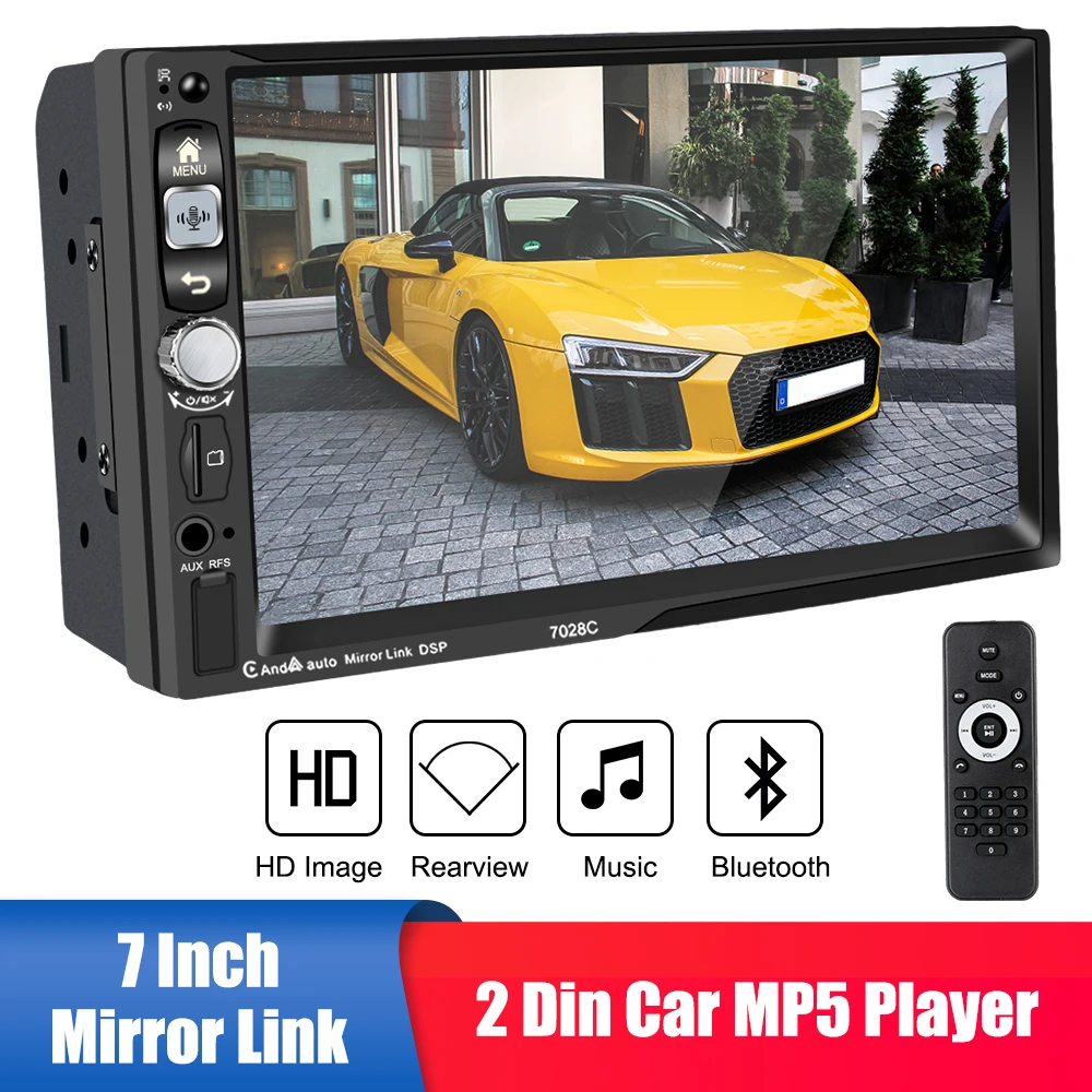 LEEPEE Audio Stereo AI Voice MP3 MP5 Multimedia Video Player 7 Inch HD Touch Screen Bluetooth Car Radio RC USB FM 2 Din
LEEPEE Audio Stereo AI Voice MP3 MP5 Multimedia Video Player 7 Inch HD Touch Screen Bluetooth Car Radio RC USB FM 2 Din