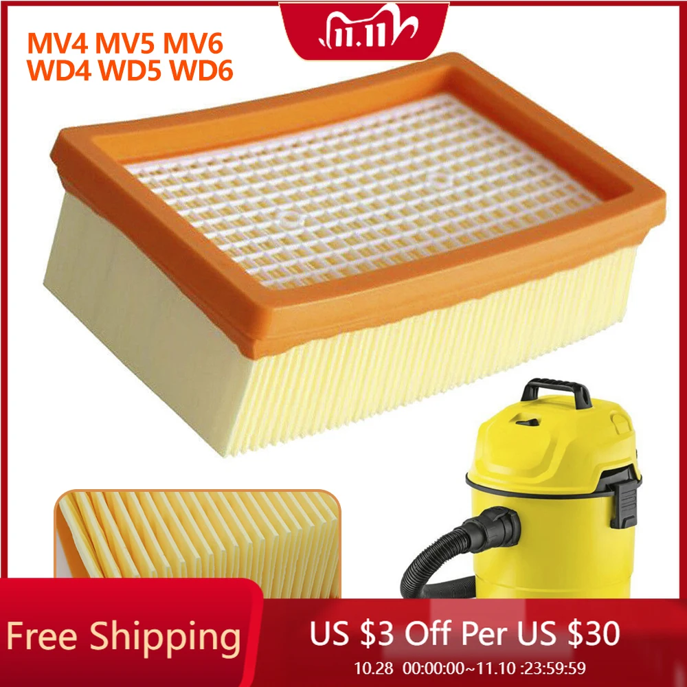 Filter for KARCHER MV4 MV5 MV6 WD4 WD5 WD6 wet&dry Vacuum Cleaner replacement Parts#2.863-005.0 hepa filters
Filter for KARCHER MV4 MV5 MV6 WD4 WD5 WD6 wet&dry Vacuum Cleaner replacement Parts#2.863-005.0 hepa filters
