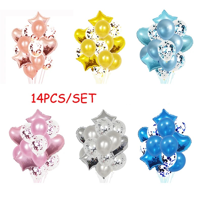14pcs/lot Glitter Confetti Latex Balloons Romantic Wedding Decoration Baby Shower Birthday Party Decor Clear Air Balloons
14pcs/lot Glitter Confetti Latex Balloons Romantic Wedding Decoration Baby Shower Birthday Party Decor Clear Air Balloons