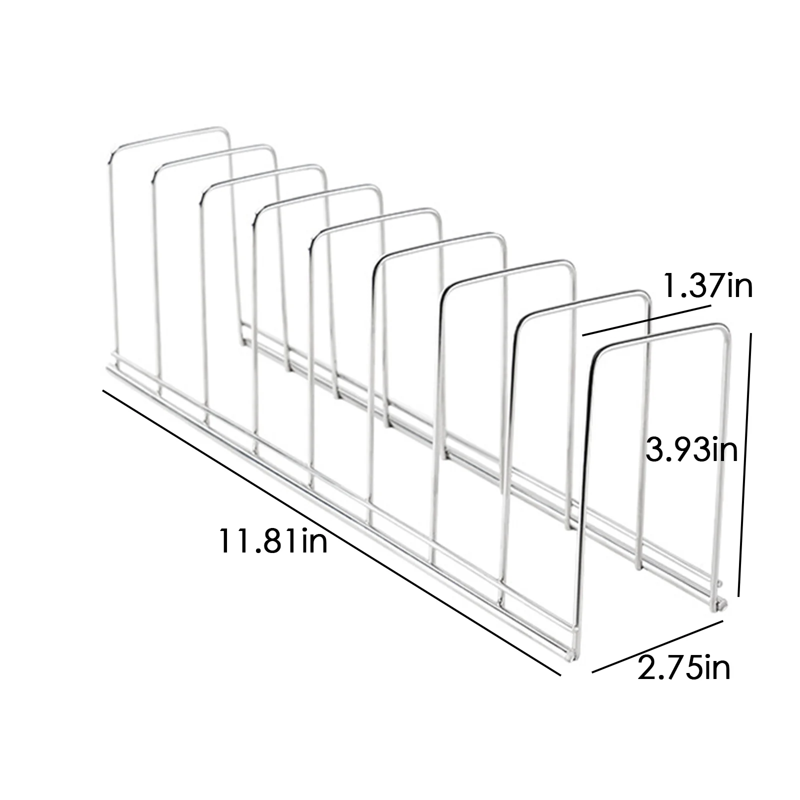 Pot Lid Holder Stainless Steel Pan Lid Rack Holder Kitchen Cupboard Organizer For Plates Cutting Board Bakeware Serving Tray
Pot Lid Holder Stainless Steel Pan Lid Rack Holder Kitchen Cupboard Organizer For Plates Cutting Board Bakeware Serving Tray