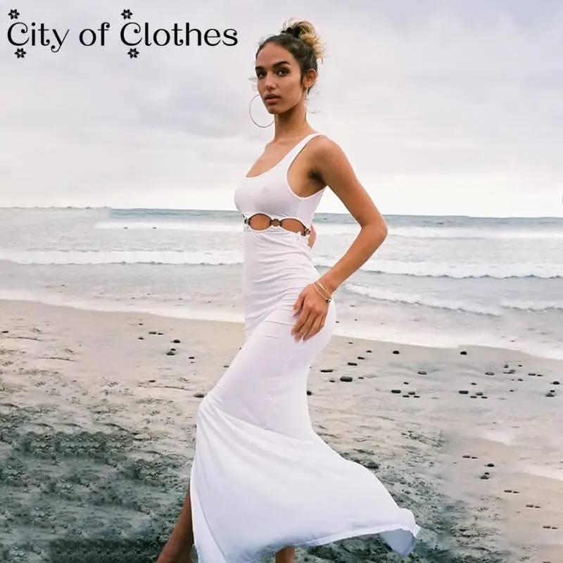 2021 Cotton Hollow Out Sleeveless Circle Long Dress Women Backless V-Neck Sexy Party Clubwear Ladies Mid-Calf Summer Dresses
2021 Cotton Hollow Out Sleeveless Circle Long Dress Women Backless V-Neck Sexy Party Clubwear Ladies Mid-Calf Summer Dresses