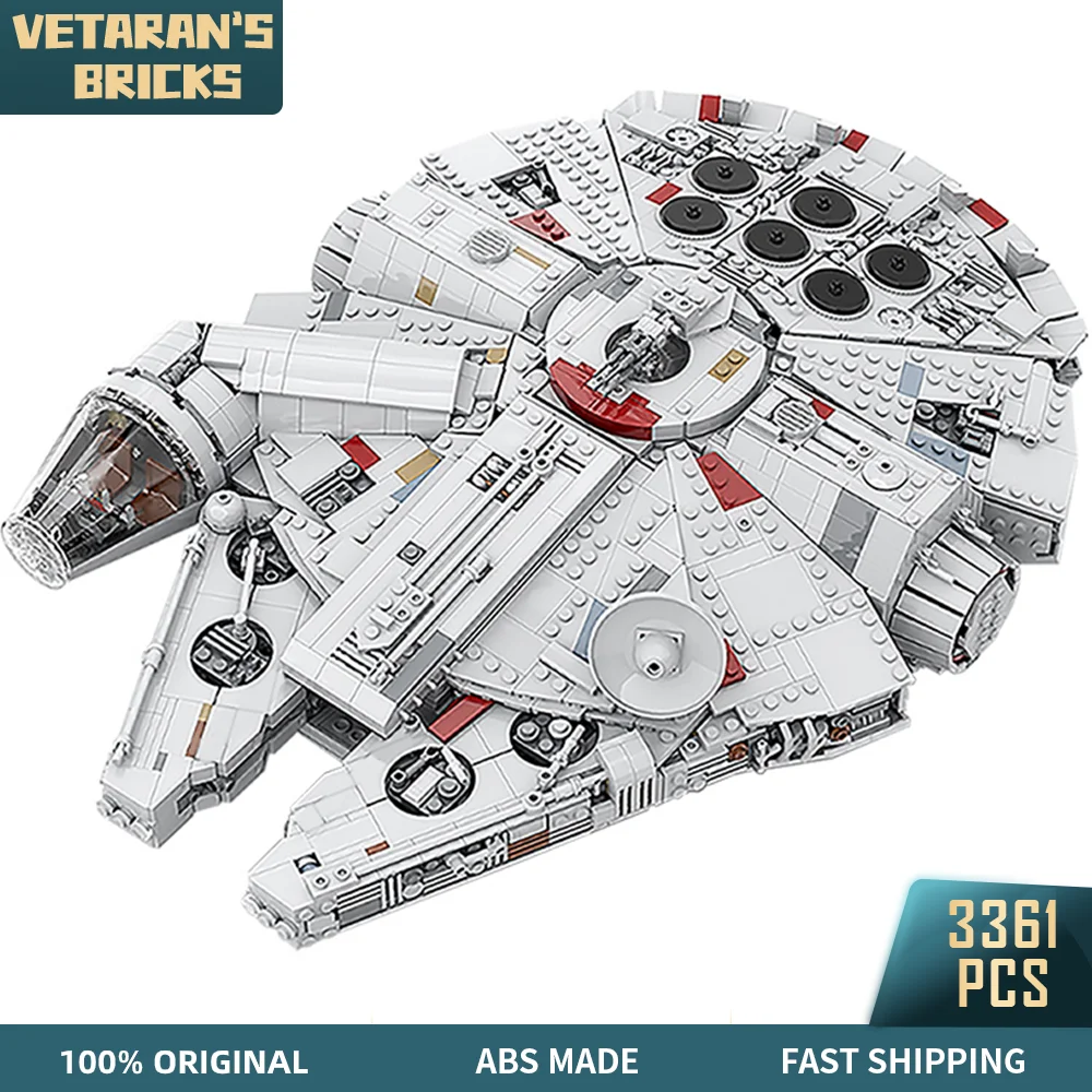 MOC Millennium Fal Star Ship Wars Space Battle Ship Giant Size Educational Building Blocks Sets Brick DIY Toy Kid Christmas Gift
MOC Millennium Fal Star Ship Wars Space Battle Ship Giant Size Educational Building Blocks Sets Brick DIY Toy Kid Christmas Gift