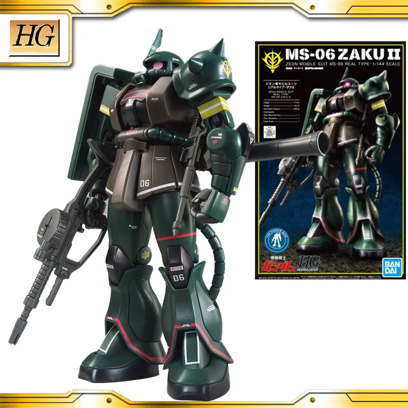 In Stock Original BANDAI Gundam HG 1/144 MS-06 ZAKU II 21St CENTURY REAL TYPE Ver. Anime Action Figures PVC Model Toys
In Stock Original BANDAI Gundam HG 1/144 MS-06 ZAKU II 21St CENTURY REAL TYPE Ver. Anime Action Figures PVC Model Toys
