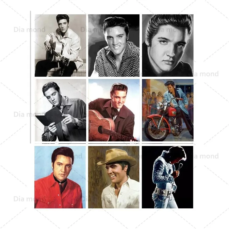 Pop Star Diamond Painting Elvis Presley Mosaic Art Cross Stitch Posters Diy Diamond Embroidery Full Drill Diamond Decor Pictures
Pop Star Diamond Painting Elvis Presley Mosaic Art Cross Stitch Posters Diy Diamond Embroidery Full Drill Diamond Decor Pictures