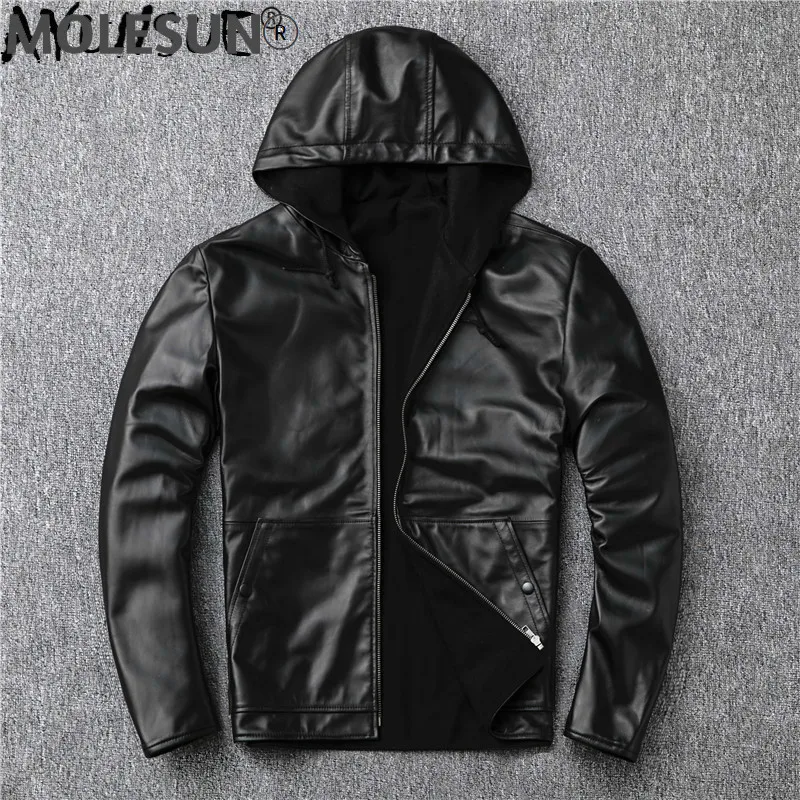 AKOOSUN Real Leather Jacket Men Clothes Sheepskin Coat Hooded Casual Autumn Winter Genuine Leather Men's Jackets 2021 KJ4735
AKOOSUN Real Leather Jacket Men Clothes Sheepskin Coat Hooded Casual Autumn Winter Genuine Leather Men's Jackets 2021 KJ4735