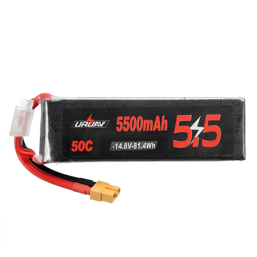 URUAV 14.8V 50C 4S LiPo Battery Capacity XT60 Plug 5000mAh - 7000mAh for RC Drone Quadcopter Replacement Accessories Spare Parts
URUAV 14.8V 50C 4S LiPo Battery Capacity XT60 Plug 5000mAh - 7000mAh for RC Drone Quadcopter Replacement Accessories Spare Parts
