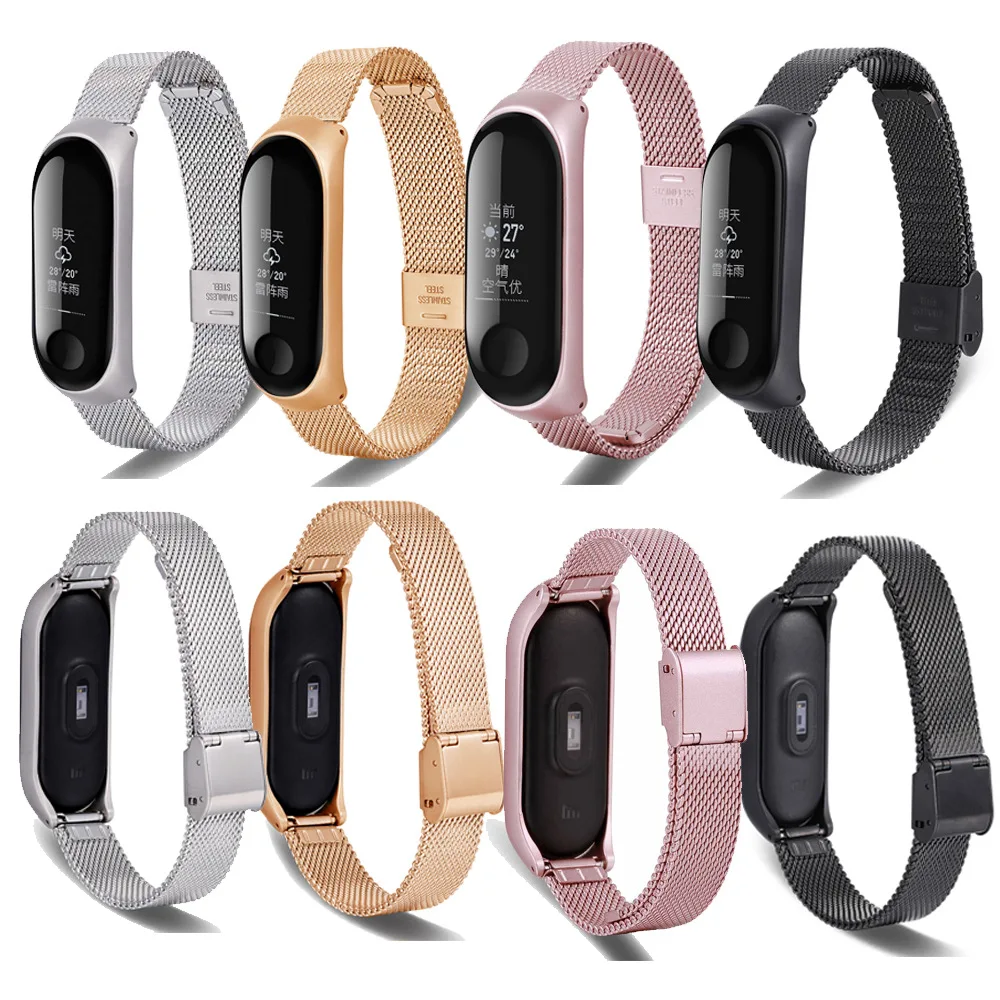 Strap For Xiaomi Mi Band 6 5 4 3 Bracelet Metal Watchband Smart Watch Accessories Stainless Steel Correa For Mi Band 6 Pulseira 
Strap For Xiaomi Mi Band 6 5 4 3 Bracelet Metal Watchband Smart Watch Accessories Stainless Steel Correa For Mi Band 6 Pulseira
