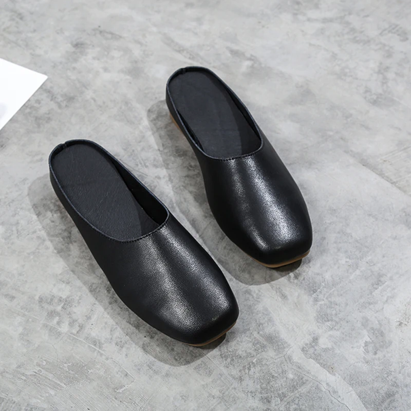 Tilocow 2020 Summer Women's Slippers Genuine Leather Women Slides Casual Wrap Toe Shoes Woman Solid Female Slip-On Flip Flops
Tilocow 2020 Summer Women's Slippers Genuine Leather Women Slides Casual Wrap Toe Shoes Woman Solid Female Slip-On Flip Flops