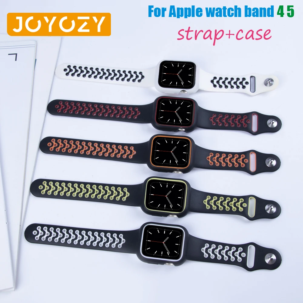 Аксессуары для часов Joyozy силиконовый ремешок Apple Watch 40 мм/44 мм спортивный мягкий +