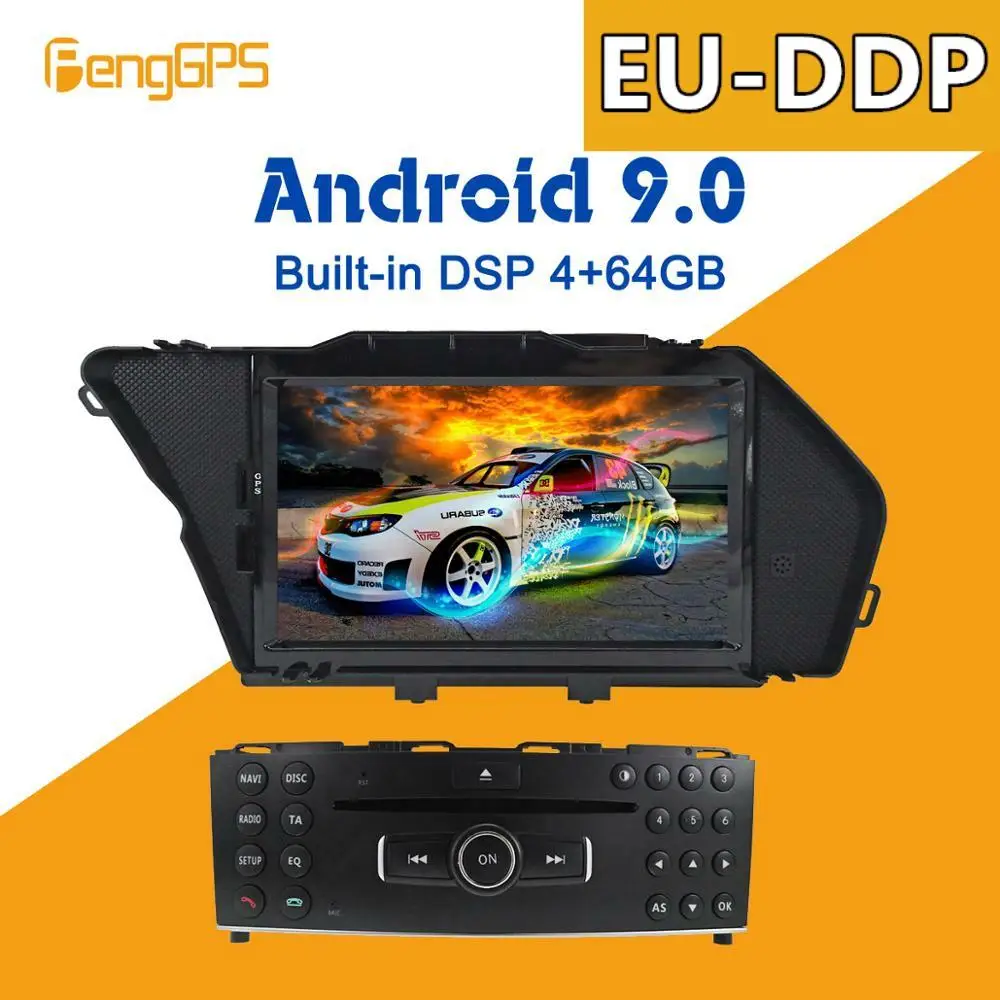 Автомобильный мультимедийный плеер, Android 9,0, 4 + 64 ГБ, встроенный DSP, DVD-плеер, GPS-радио для Mercedes Benz GLK X204 GLK 300 GLK350, GPS-навигация
Автомобильный мультимедийный плеер, Android 9,0, 4 + 64 ГБ, встроенный DSP, DVD-плеер, GPS-радио для Mercedes Benz GLK X204 GLK 300 GLK350, GPS-навигация