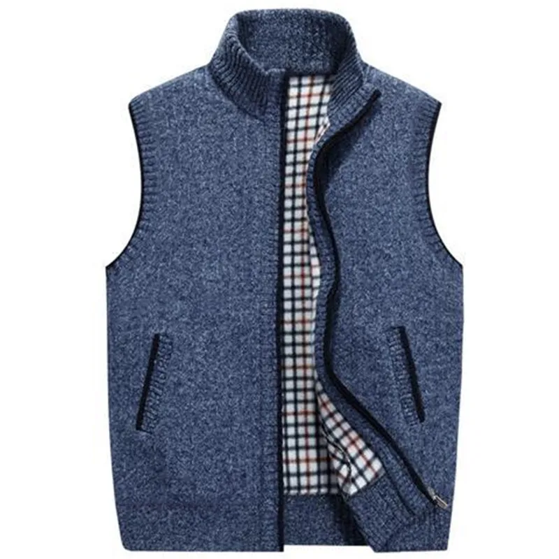2020 New Solid Men's Sweaters Autumn Winter Warm Zipper Sweaters Vest Men Casual Knitwear Sweatercoat Male Colthes
2020 New Solid Men's Sweaters Autumn Winter Warm Zipper Sweaters Vest Men Casual Knitwear Sweatercoat Male Colthes