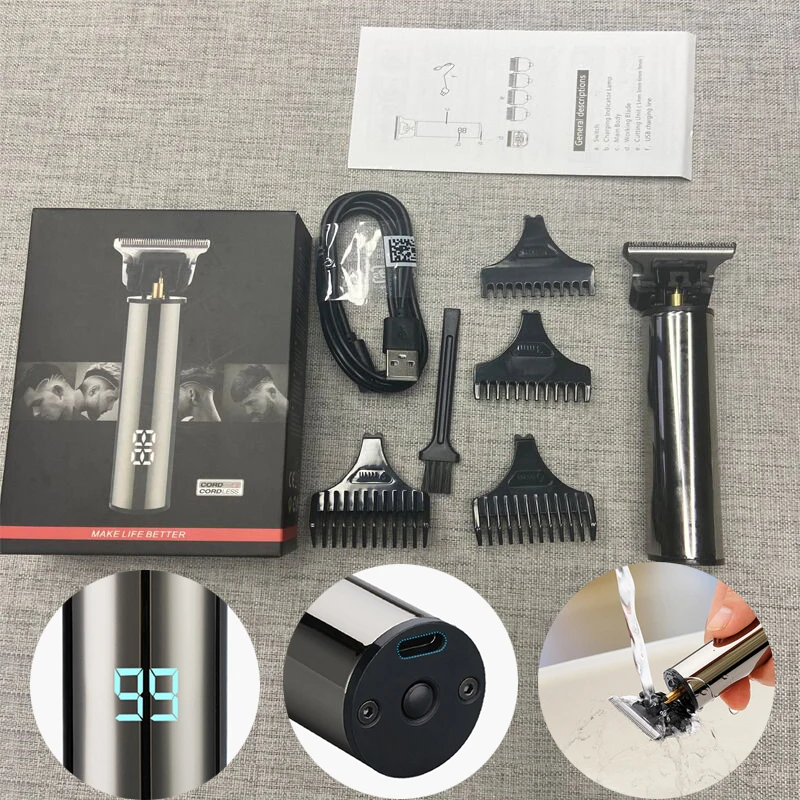 USB Rechargeable Haircut Barber Hair Clipper LCD Electric Hair Trimmer Men Professional Electric Hair Cutting Cordless Shaver
USB Rechargeable Haircut Barber Hair Clipper LCD Electric Hair Trimmer Men Professional Electric Hair Cutting Cordless Shaver