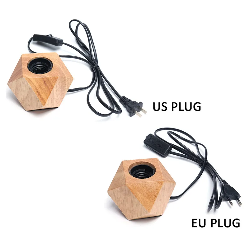 Modern Night light wood polyhedron Table Lamps living room bedroom desk bedside EU/USplug switch line E27 Wooden table lamp
Modern Night light wood polyhedron Table Lamps living room bedroom desk bedside EU/USplug switch line E27 Wooden table lamp