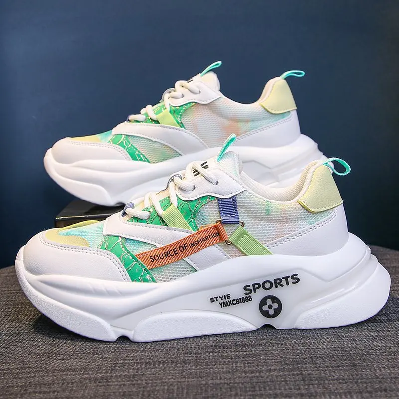 Women Mesh Platform Sneakers,Casual Lace Up Thick Sole Shoes,Tennis Shoe,Running Shoes,Size 35-40
Women Mesh Platform Sneakers,Casual Lace Up Thick Sole Shoes,Tennis Shoe,Running Shoes,Size 35-40